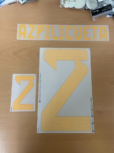 [Last 1!] [Clearance Sale] AZPILICUETA 2 오피셜 마킹 네임세트 / 스페인 홈 2022/23