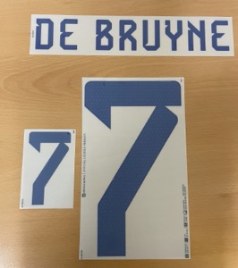 [Clearance SALE] DE BRUYNE 7 오피셜 마킹 네임세트 / 벨기에 어웨이 2022/23