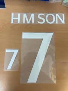 H M SON 7 (손흥민) 오피셜 마킹 네임세트 / 대한민국 어웨이 2022/23