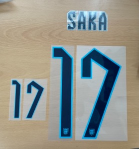 SAKA 17 오피셜 마킹 네임세트 / 잉글랜드 홈 2022/23