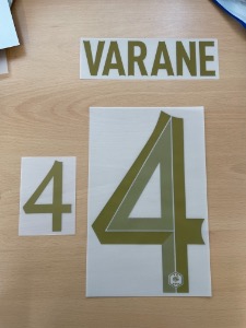 VARANE 4 오피셜 마킹 네임세트 / 프랑스 홈 2022/23