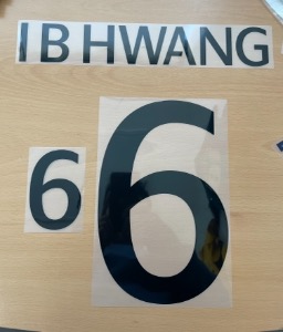 [Clearance] I B HWANG 6  황인범 오피셜 마킹 네임세트 / 대한민국 홈 2022/23