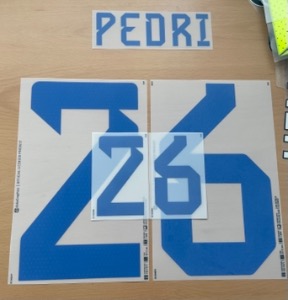PEDRI 26 오피셜 마킹 네임세트 / 스페인 어웨이 2022/23