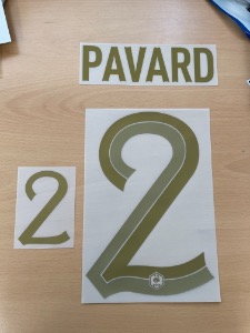[Clearance SALE] PAVARD 2 오피셜 마킹 네임세트 / 프랑스 홈 2022/23