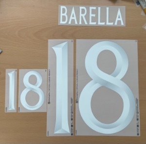 BARELLA 18 오피셜마킹 네임세트 / 이태리 홈 2023