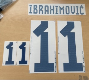 IBRAHIMOVIĆ 11 오피셜 마킹 네임세트 / 스웨덴 홈 2022/23