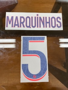 MARQUINHOS 5 오피셜 마킹 네임세트 / PSG 어웨이 2023/24 (Ligue 1)