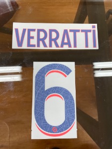 [Clearance] VERRATTI  6 오피셜 마킹 네임세트 / PSG 어웨이 2023/24 (Ligue 1)