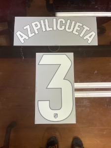 AZPILICUETA 3 오피셜 마킹 네임세트 / 아틀레티코 마드리드 라리가 홈 2023/24
