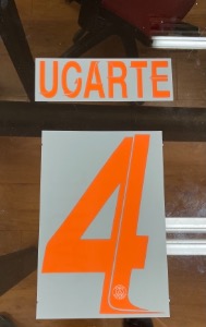 [PSG Clearance] UGARTE 4 오피셜 마킹 네임세트 / PSG  서드 2023/24 (UCL)