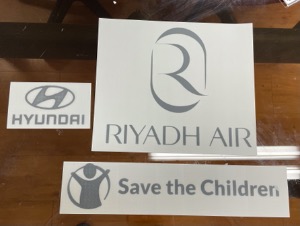 [해당시즌 AT마킹 필수로 함께구매]Official  [RIYADH AIR+ Hyundai  + Save the Children ]  / AT마드리드 서드 2023/24