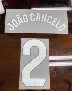 JOÃO CANCELO 2 오피셜 마킹 네임세트 / FC 바르셀로나 홈 라리가용 선수지급용  2023/24