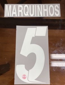 MARQUINHOS 5 오피셜 마킹 네임세트 / PSG  홈 2023/24 (UCL)