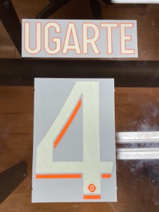 [Only 1Set] UGARTE 4 오피셜 마킹 네임세트 / PSG  서드 2023/24 (LIGUE 1)