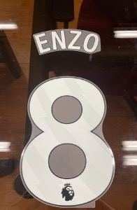 ENZO 8 오피셜 마킹 네임세트  (네임블록) / 첼시 홈,어웨이 2023/24 (프리미어리그)