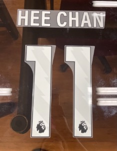 [Clearance] HEE CHAN  11 (황희찬) 오피셜 마킹 네임세트  (네임블록) /울버햄튼  어웨이 2023/24 (프리미어리그)