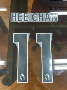 [Clearance] HEE CHAN  11 (황희찬) 오피셜 마킹 네임세트  (네임블록) /울버햄튼 홈 2023/24 (프리미어리그)