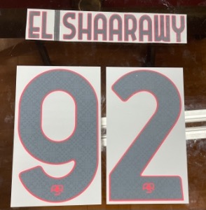 [Only 2set have Stock]  EL SHAARAWY 92 오피셜 마킹 네임세트 / AS로마 어웨이 2023/24