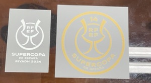 오피셜 수페르코파 Supercopa Final 2024 패치 &amp; 매치데이 트랜스퍼 / 바르셀로나 홈 2023/24