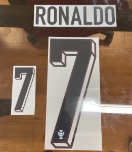 Ronaldo 7 오피셜 마킹 네임세트 / 포르투갈 어웨이 2024/25