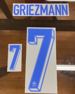 Griezmann 7 오피셜 마킹 네임세트 / 프랑스 어웨이 2024/25