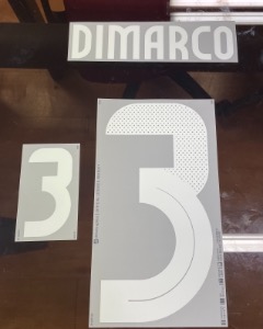 DIMARCO 3 오피셜마킹 네임세트 / 이태리 홈 2024/25