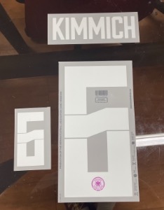 KIMMICH 6 오피셜 마킹 네임세트 / 독일 어웨이 2024/25