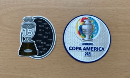 코파아메리카 COPA AMERICA 2021 오피셜 플레이어패치세트 (15 times Champions for Uruguay + Copa America 2021)